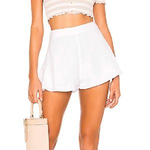 Superdown White Shorts
